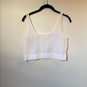 Rag & Bone white crop tank